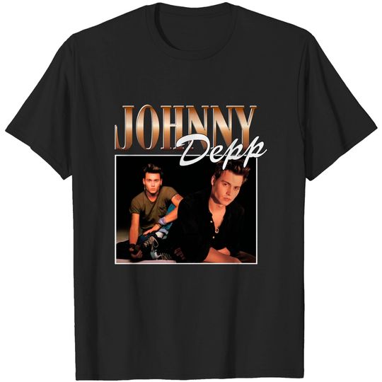 Johnny Depp T-Shirt,Johnny Depp Signature T-shirt