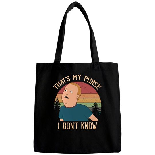 King of The Hill Bobby Hill That’s My Purse I Don’t Know You Circle Unisex Bags
