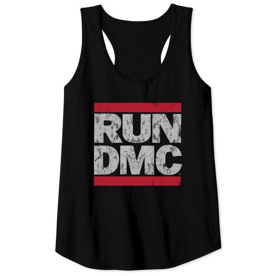 Run DMC Unisex Fashion Tee: DMC Logo (Burn Out)