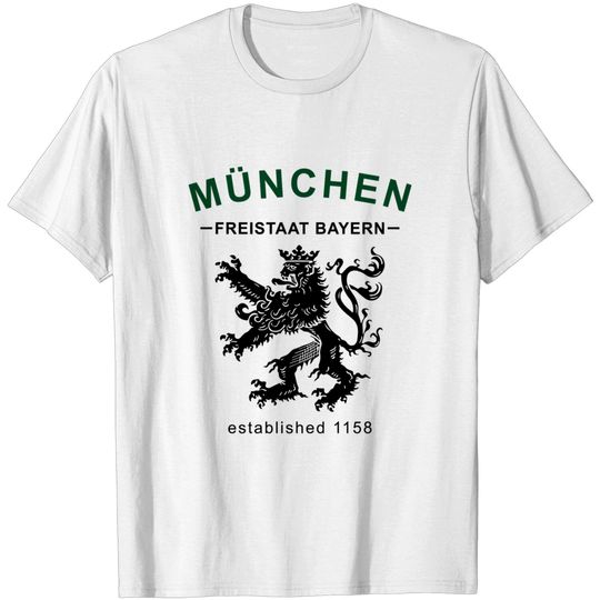 Munich Lion Design T-shirt