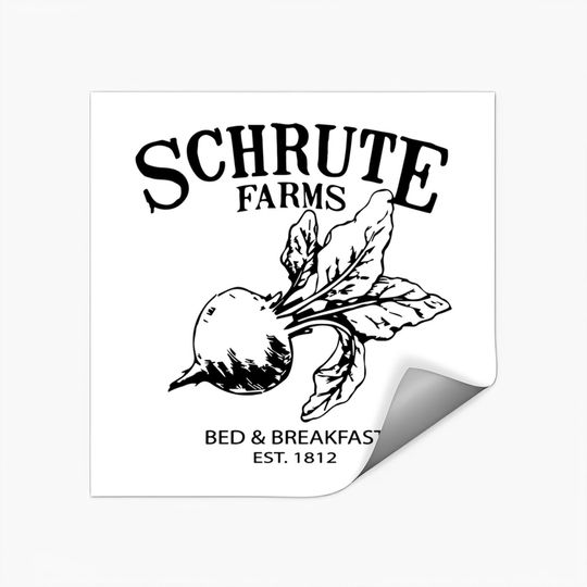 Schrute Farms The Office Stickers,