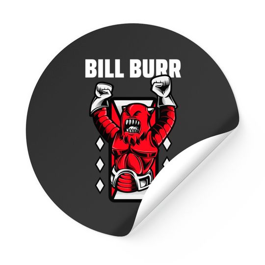 Bill Burr Angry Red Ginger Monster - Bill Burr - Stickers