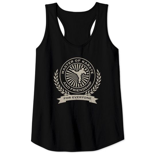 Master of Karate and Friendship - Dayman - Tank Tops