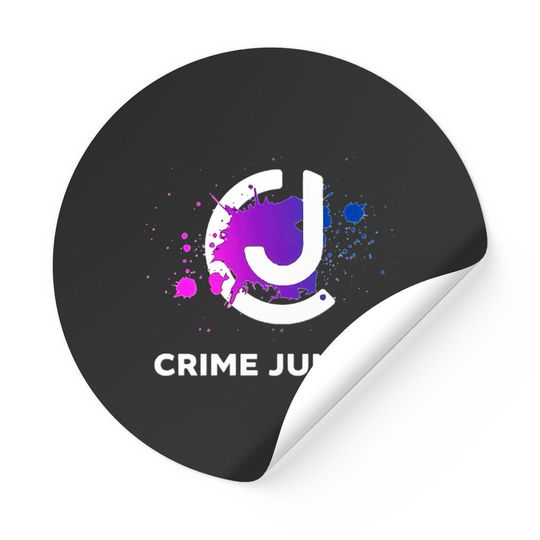 crime junkie merch Stickers