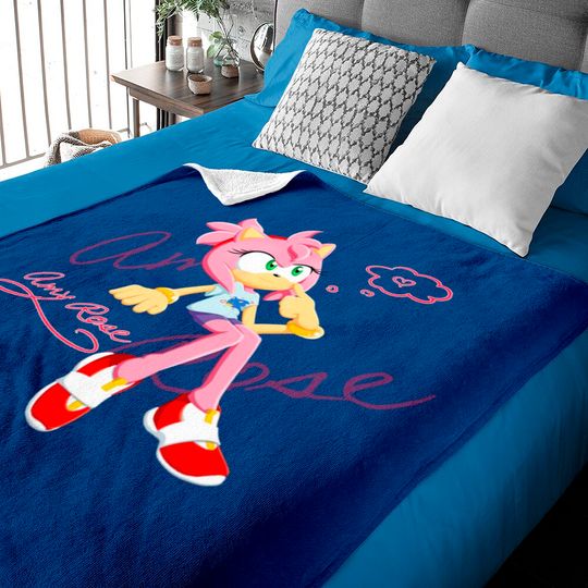 Amy Rose - Sonic - Baby Blankets