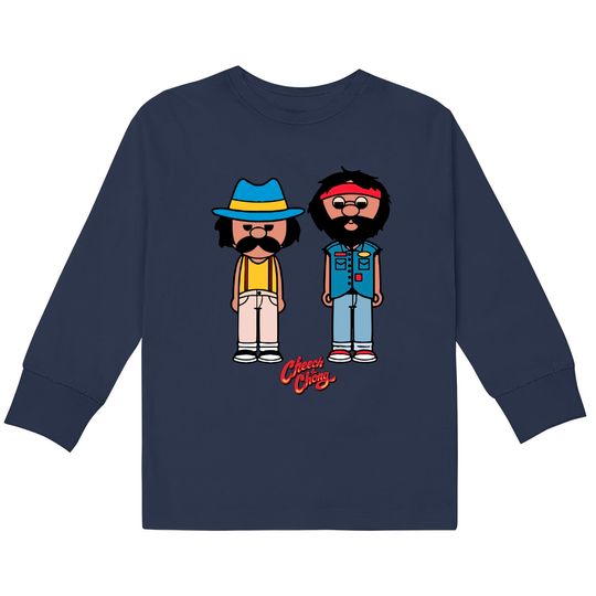 Cheech & Chong's Movie Main Characters  Kids Long Sleeve T-Shirts