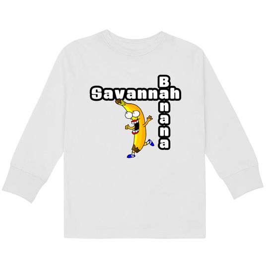 Savannah Banana  Kids Long Sleeve T-Shirts