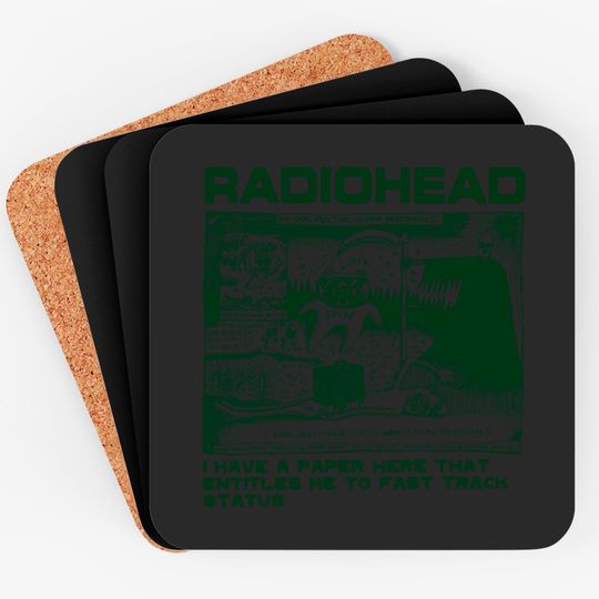 RADIOHEAD Vintage Coasters
