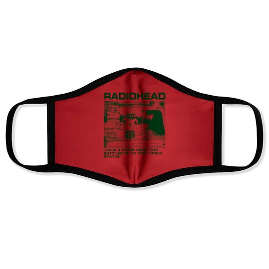 RADIOHEAD Vintage Face Masks