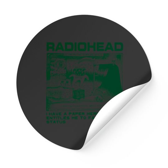 RADIOHEAD Vintage Stickers