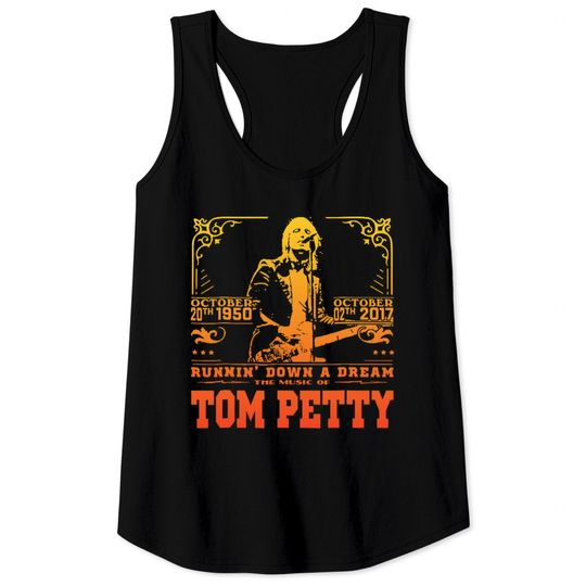 Retro Vintage Tom Petty Country Music Essential Tank Tops