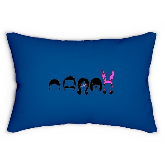 Bobs-Burgers Belcher Line Up Lumbar Pillows