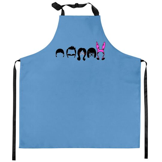 Bobs-Burgers Belcher Line Up Kitchen Aprons