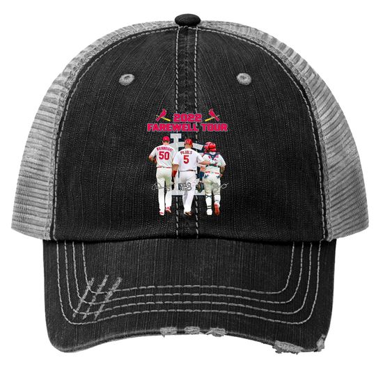 St Louis Cardinal's Baseball Trucker Hats, The Final Ride Trucker Hats