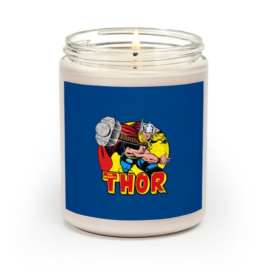 Marvel Mighty Thor Hammer Throw Scented Candles