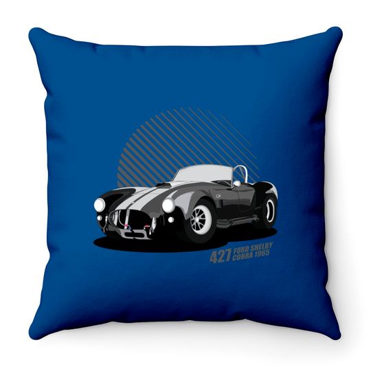 Classic Car Ford Shelby Cobra - Ford - Throw Pillows