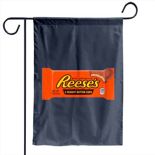 Reese's Peanut Butter Cup - White Garden Flags