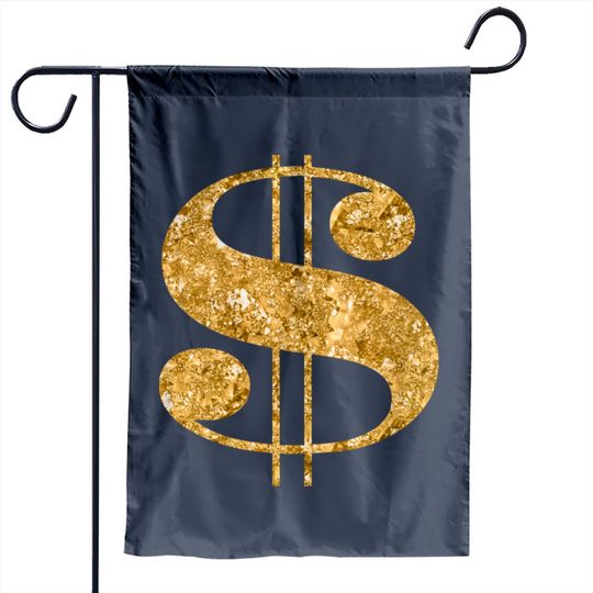 $ Dollar sign, symbol Garden Flags