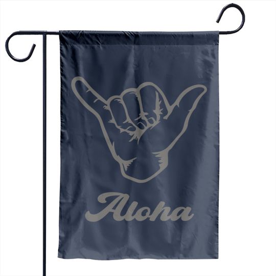 Aloha Shaka Hawaii Hawaiian Hand Sign Hang Loose Garden Flags