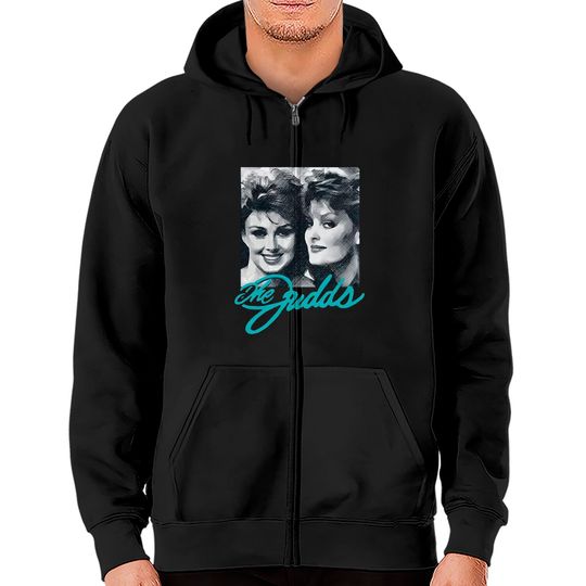 Naomi Judd Zip Hoodies, The Judds Vintage Naomi And Wynonna Judd Heartland Tour Zip Hoodies