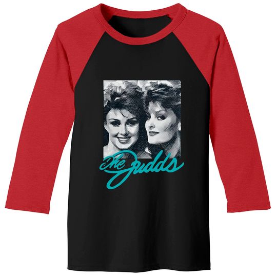 Naomi Judd Baseball Tees, The Judds Vintage Naomi And Wynonna Judd Heartland Tour Baseball Tees
