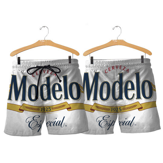 Jeff GoldblumSwim Modelo Beer Stitch Swim Trunks Quick Dry 3D Printed Beach Shorts