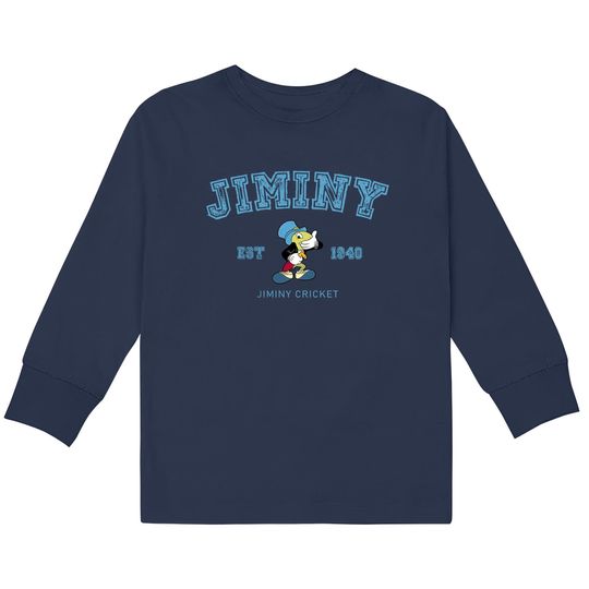 Jiminy  Kids Long Sleeve T-Shirts, Jiminy Disney  Kids Long Sleeve T-Shirts, Talking Cricket  Kids Long Sleeve T-Shirts