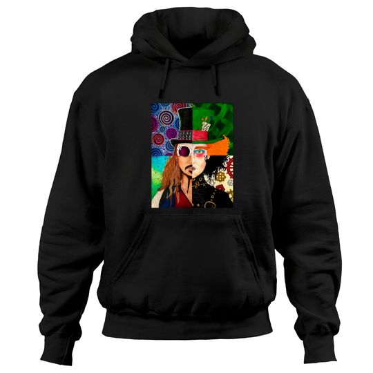 Johnny Depp Character Collage Classic Hoodies