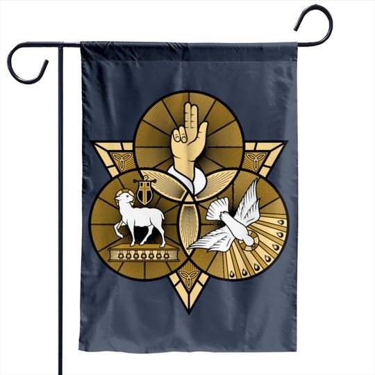 The magnificent seal of the Holy Trinity Garden Flags