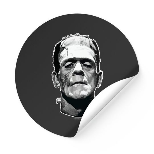 The Monster (Classic Grays Version) - Frankenstein - Stickers