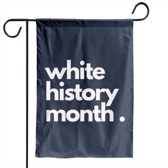 white history month Garden Flags