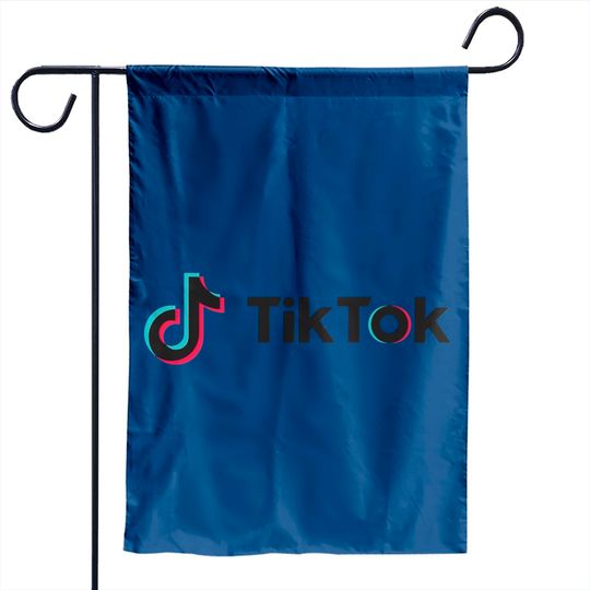TikTok Logo Garden Flags