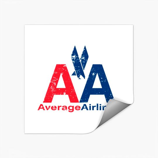 Average Airlines | American - American Airlines - Stickers