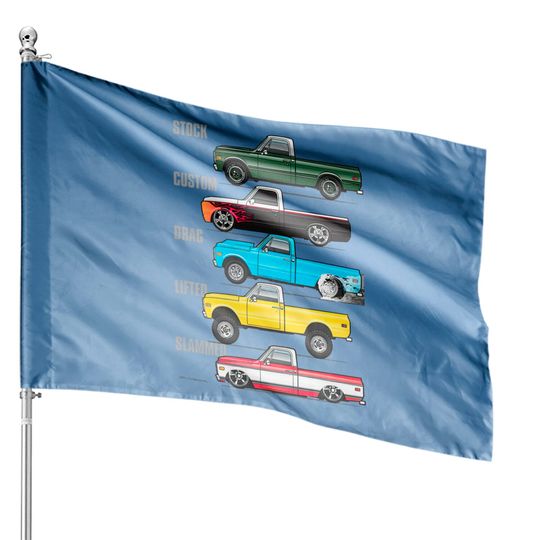 69-72 Classic Trucks - Chevy Trucks - House Flags