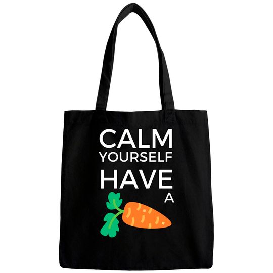 Tommyinnit Calm yourself have a carrot - Tommyinnit - Bags