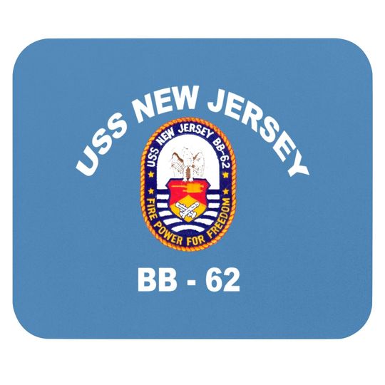 BB-62 - Uss New Jersey - Mouse Pads