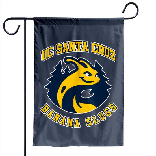 UC SANTA CRUZ - BANANA SLUGS - Banana Slug - Garden Flags
