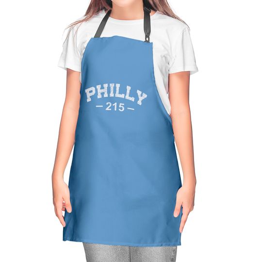 Philly 215 T Retro Vintage Gift Men Women Kids Kitchen Aprons