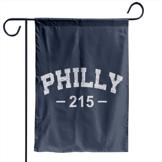 Philly 215 T Retro Vintage Gift Men Women Kids Garden Flags