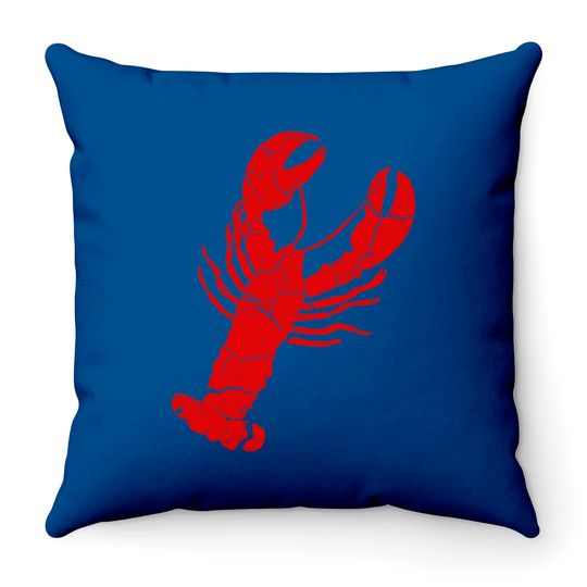 Friends Lobster Throw Pillows Vintage Lobster Print - Lobster