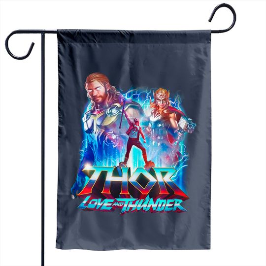 Thor Love And Thunder Garden Flags