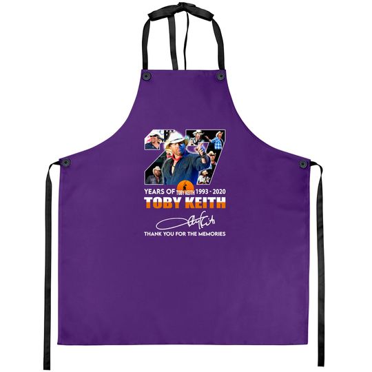 Toby Keith 1993-2022 Toby Keith Thank You The Memories Aprons