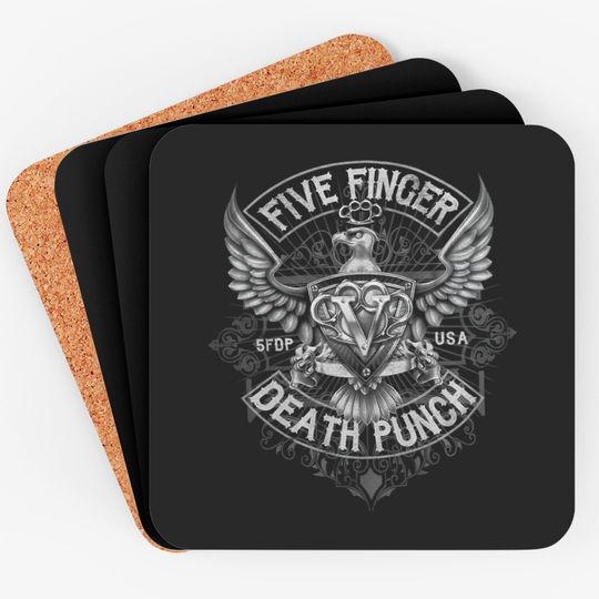 Five Finger Death Punch Got Your Six 1  Coasters