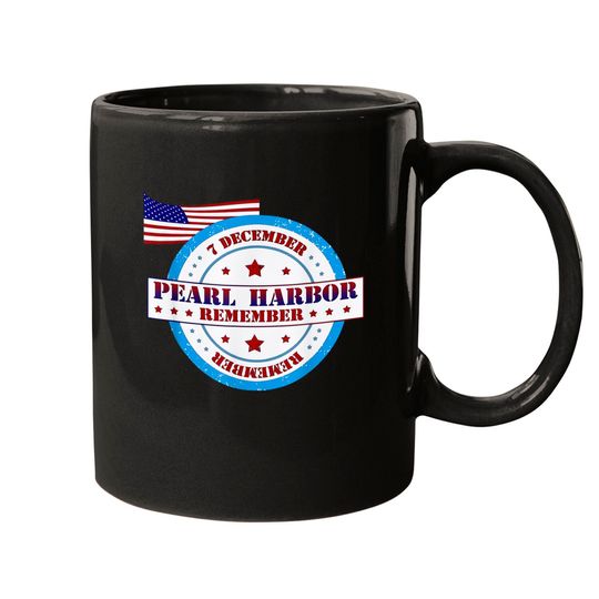 Pearl Harbor Remembrance Day Logo Mugs