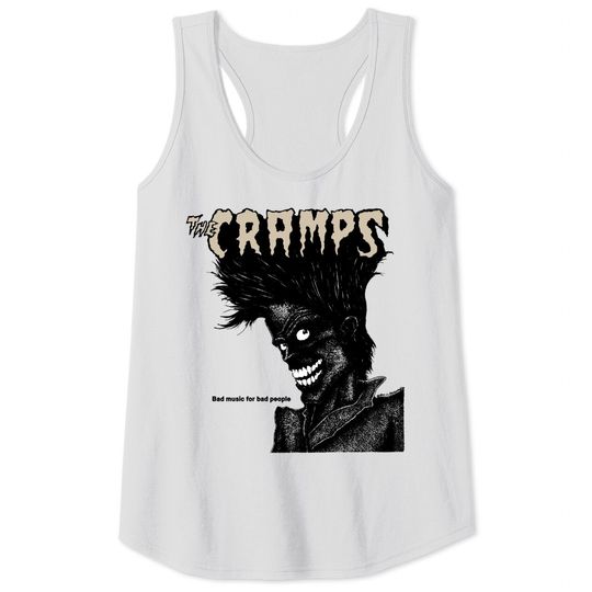 The Cramps Unisex Tank Tops: Bad Music