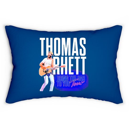 Thomas Rhett Bring The Bar To You Tour Lumbar Pillows,Thomas Rhett 2022 Tour Lumbar Pillow