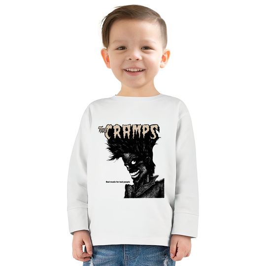 The Cramps Unisex  Kids Long Sleeve T-Shirts: Bad Music