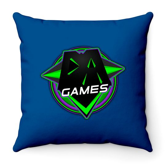 DAGames Logo - Dagames Logo - Throw Pillows