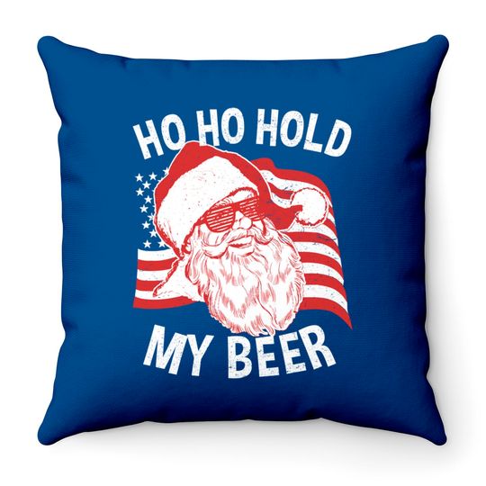 Christmas In July Throw Pillows