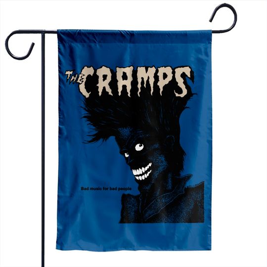 The Cramps Unisex Garden Flags: Bad Music